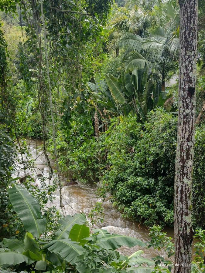 Hospedaria E Camping Quintal Do Mundo Lumiar Bagian luar foto
