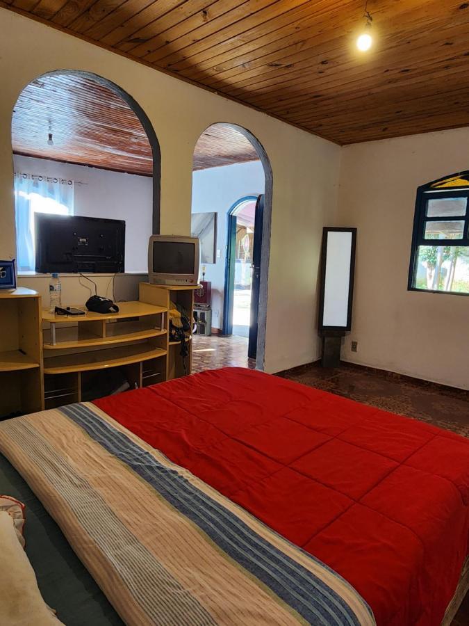 Hospedaria E Camping Quintal Do Mundo Lumiar Bagian luar foto